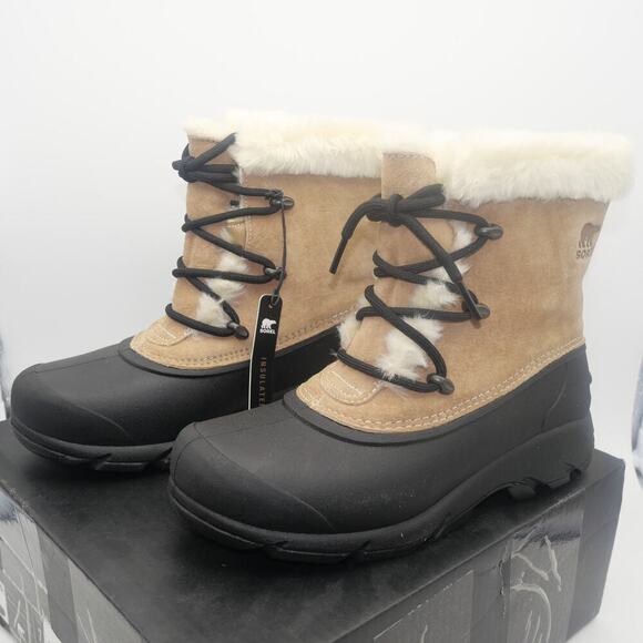 NEW SOREL Women's 7 Snow Angel Snow Boots Insulated WP Rootbeer Brown - Picture 1 of 9